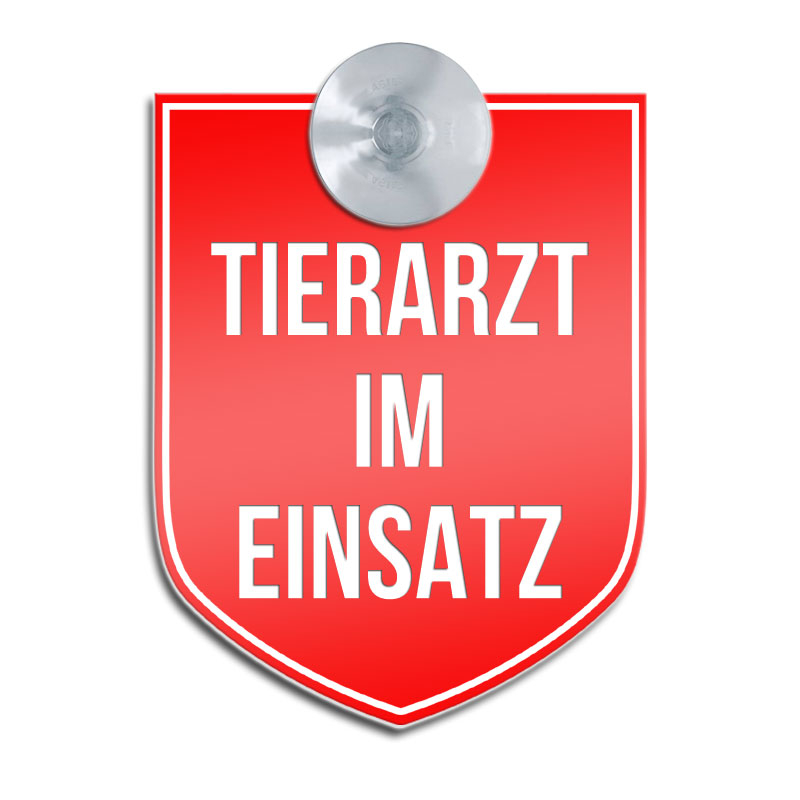 Tierarzt im Einsatz mit Sauger